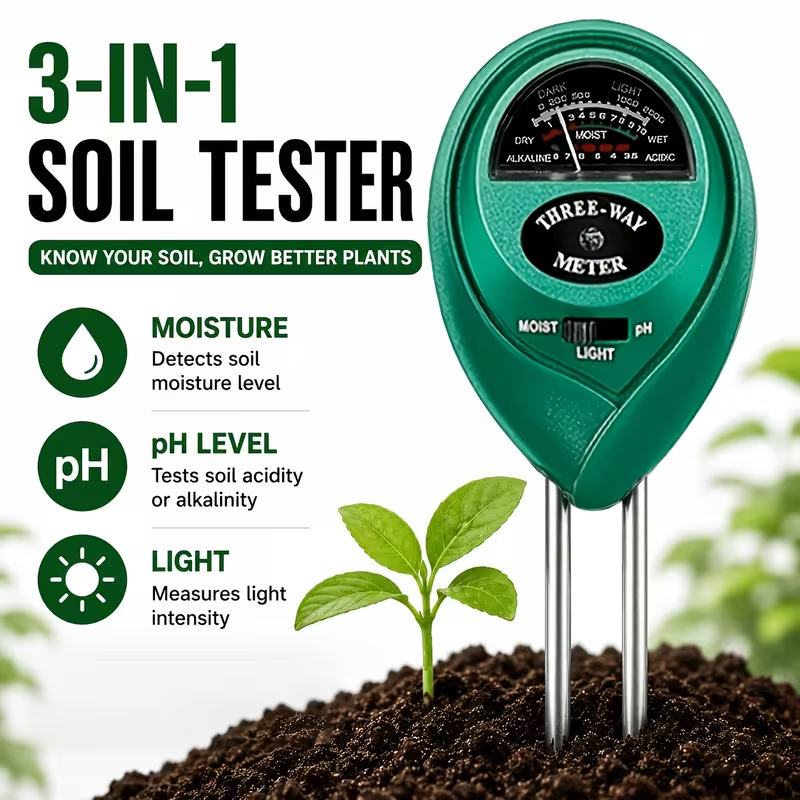 Тестер почвы 3-в-1 (измеритель – обзор и цена Plant Parent Tools